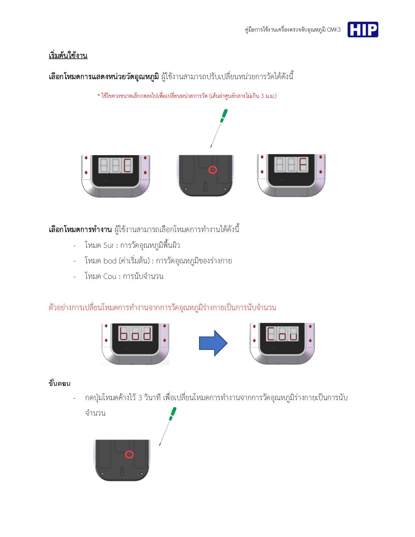 Infrared Thermometer For Head CMK3